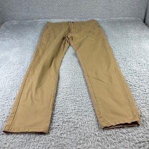 MATCHSTICK Khaki Chinos Casual Straight Leg Pants Men Size XL